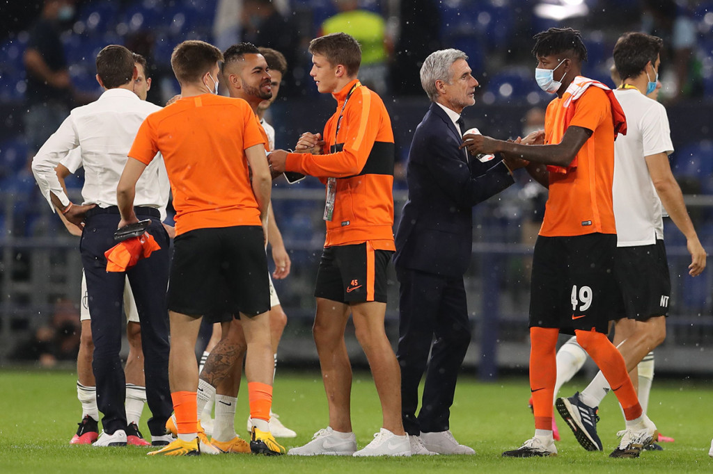 Shakhtar melaju ke semifinal dan akan melawan Inter pada Selasa, 18 Agustus 2020 dini hari WIB di Stadion Merkur Spiel-Arena.