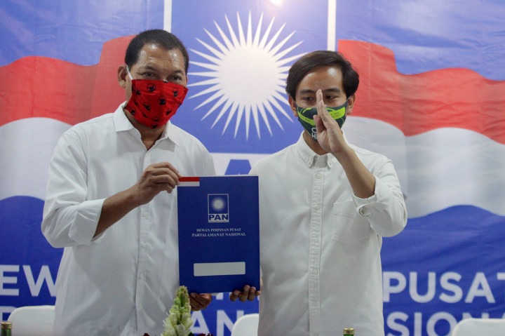 Partai Amanat Nasional (PAN) resmi memberikan dukungannya kepada putra sulung Presiden Joko Widodo (Jokowi) Gibran Rakabuming Raka dan pasangannya, Teguh Prakosa untuk Pilkada Solo 2020.
