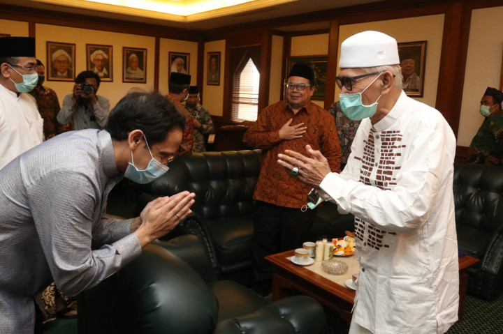 Kedatangan Mendikbud tersebut untuk untuk bersilaturahmi dan membahas sejumlah program pendidikan, salahsatunya Program Organisasi Penggerak (POP).