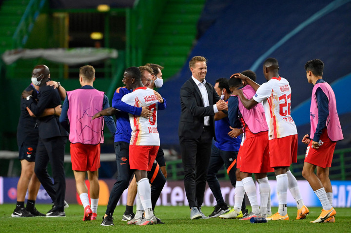 Skor 2-1 bertahan hingga laga usai sekaligus membawa Leipzig melaju ke semifinal untuk bertemu dengan PSG. 
