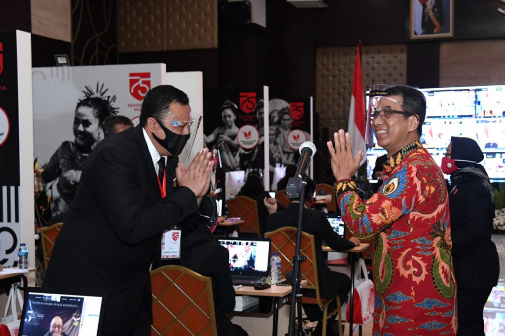 Sementara itu Kepala Sekretariat Presiden Heru Budi Hartono menyampaikan ucapan terima kasih atas penghargaan yang diberikan. Heru menyebut pihaknya telah menyiapkan puluhan orang untuk memandu peserta upacara yang mengikuti secara daring.