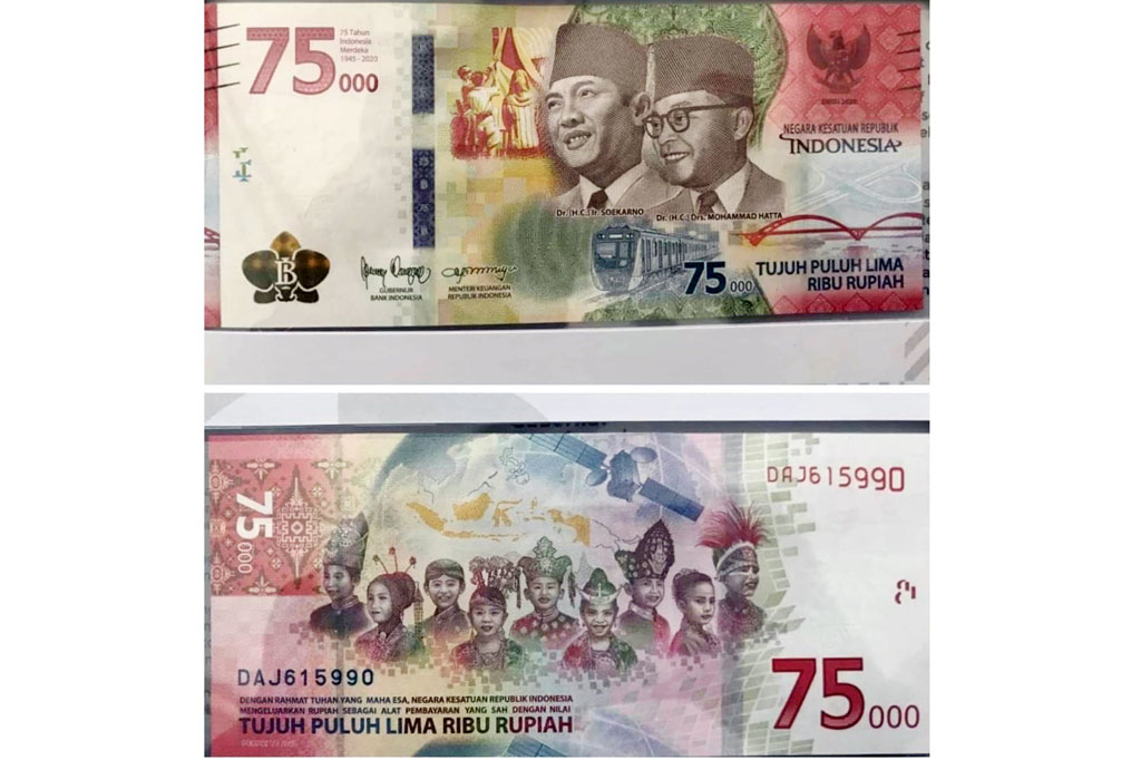 BI mencetak uang khusus itu sebanyak 75 juta lembar dan membuka pemesanan untuk penukaran dalam dua tahap yakni 17 Agustus pukul 15.00 WIB hingga 30 September 2020 di Kantor BI Pusat dan 45 Kantor Perwakilan BI dalam negeri. Kemudian, untuk tahap kedua 1 Oktober 2020 hingga selesai di BI Pusat dan BI perwakilan di daerah dalam negeri serta bank umum yang ditunjuk.