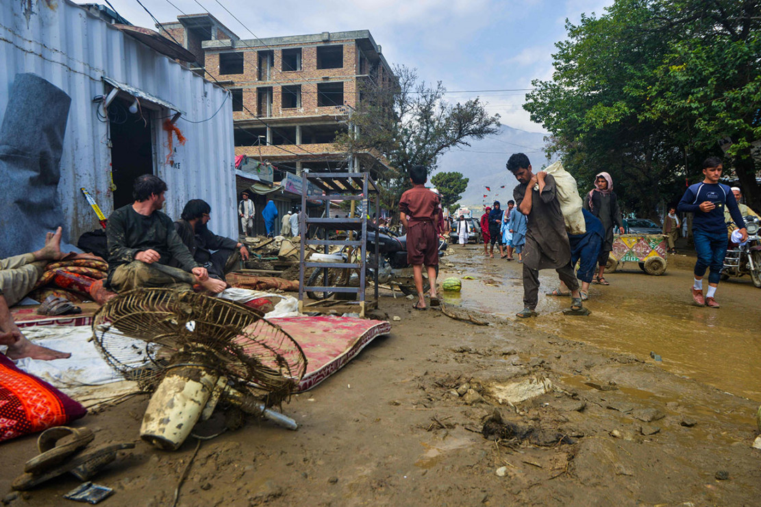  Banjir  Bandang Terjang Afghanistan 46 Orang Tewas Medcom id