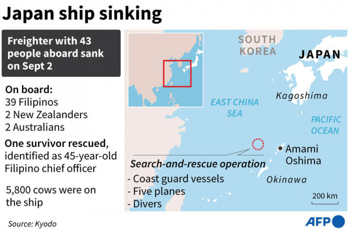 Dia mengatakan salah satu mesin kapal telah mati dan kapal itu terbalik dihantam gelombang tinggi sebelum akhirnya tenggelam. Tepatnya kapan dan di mana kapal itu tenggelam masih belum jelas.