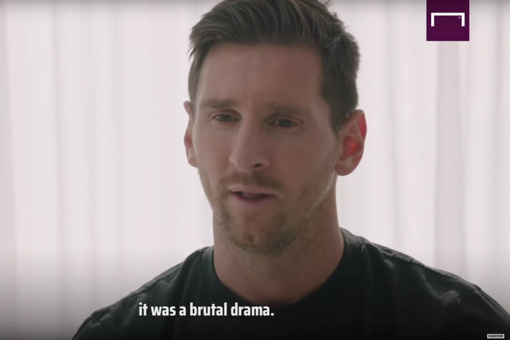 Hal itu disampaikan Messi dalam wawancara eksklusif dengan laman Goal.com yang disiarkan pada Jumat, 4 September 2020 malam WIB, di mana pesepak bola berusia 33 tahun itu menyebut tidak mau tersangkut masalah hukum bersama klubnya, tetapi melontarkan kritik terhadap Presiden Barcelona Josep Maria Bartomeu.