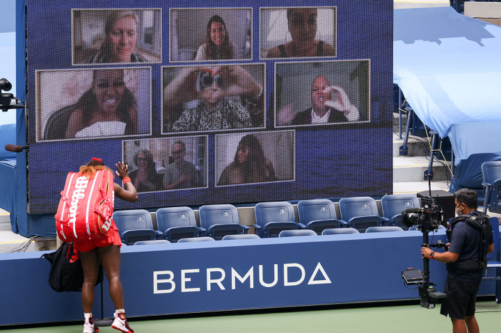 Williams akan melawan mantan petenis nomor satu dunia Victoria Azarenka atau unggulan 16 dari Belgia Elise Mertens pada Jumat, 11 September 2020 untuk memperebutkan satu tempat di final hari Minggu, 13 September 2020.