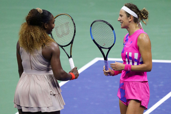 Petenis Belarusia yang tidak diunggulkan tersebut bangkit dari ketertinggalan untuk mengalahkan Williams dengan skor 1-6, 6-3, 6-3 dalam waktu 1 jam 56 menit di bawah atap Stadion Arthur Ashe.