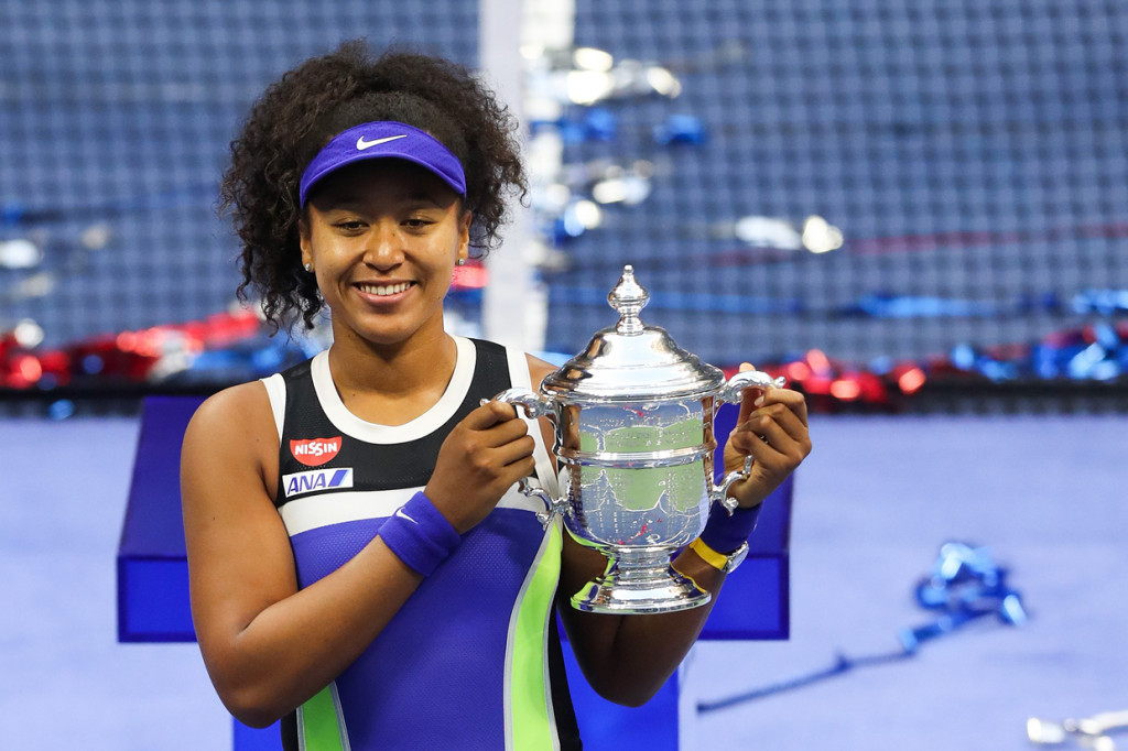 Naomi Osaka sukses meraih gelar AS Terbuka 2020. AFP Photo/Matthew Stockman