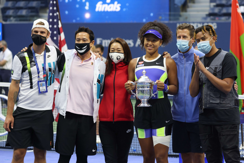 Dengan hasil ini, Osaka berhasil meraih grand slam ketiga sepanjang kariernya, setelah sebelumnya ia menang di AS Terbuka 2018 dan Australia Terbuka 2019. AFP Photo/Al Bello