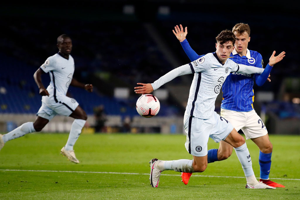 Dua pemain anyar mereka, Timo Werner dan Kai Havertz melakukan debutnya setelah keduanya bergabung dengan tim asuhan Frank Lampard itu dari Bundesliga pada penutupan musim.