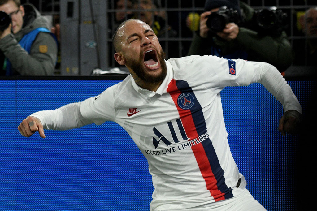 Pemain Paris Saint-Germain asal Brasil, Neymar menduduki urutan ketiga dengan USD96 juta.