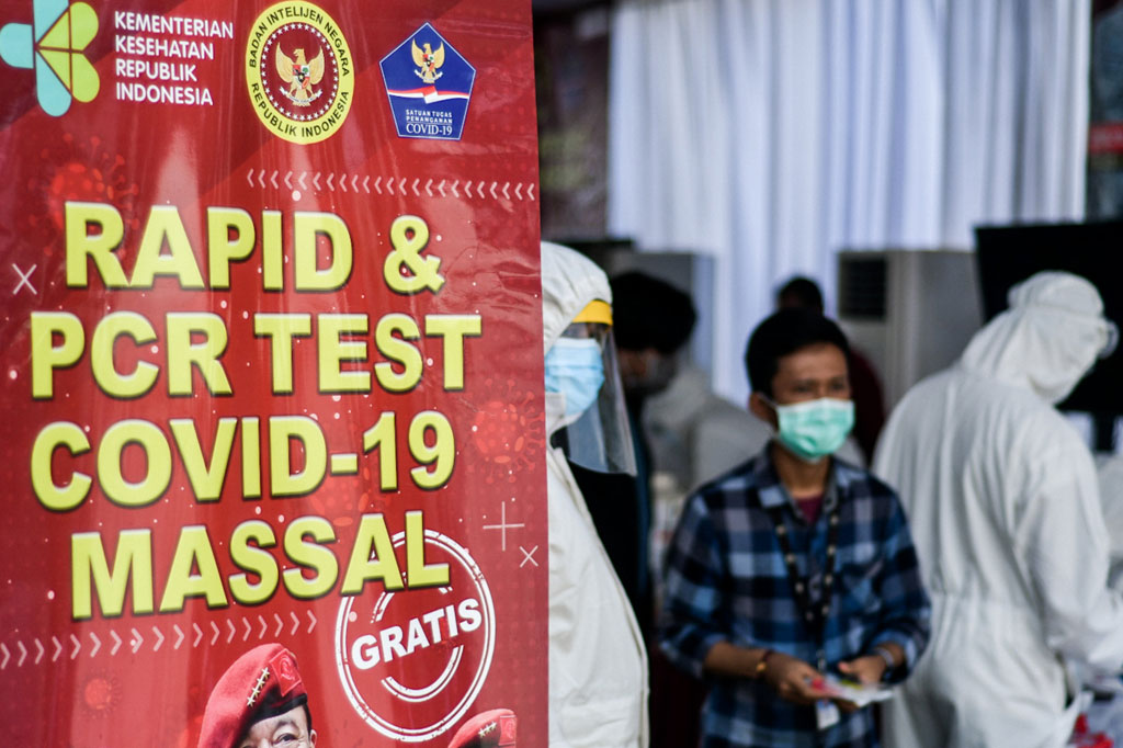 Media Group bekerja sama dengan Badan Intelijen Negara (BIN) menggelar tes swab massal bagi karyawan Media Group. 