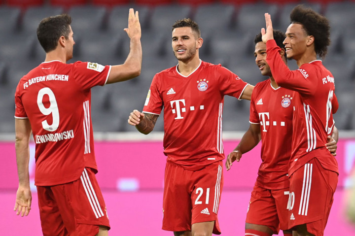 Kombinasi serupa terjadi saat Bayern mendapatkan gol kelimanya pada menit ke-59, dengan Gnabry melengkapi trigol pertamanya di Liga Jerman.