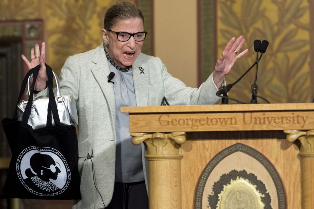 Dikenal dengan inisial nama RBG, beberapa tahun belakangan ini Ginsburg muncul seperti ikon populer yang gambarnya tercetak pada cangkir kopi, kaos, dan buku anak-anak.