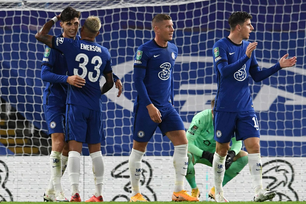 10 menit berselang Havertz mencetak hat-trick untuk membawa timnya unggul 5-0. Ini merupakan hat-trick pertama pemain Jerman tersebut bersama The Blues.