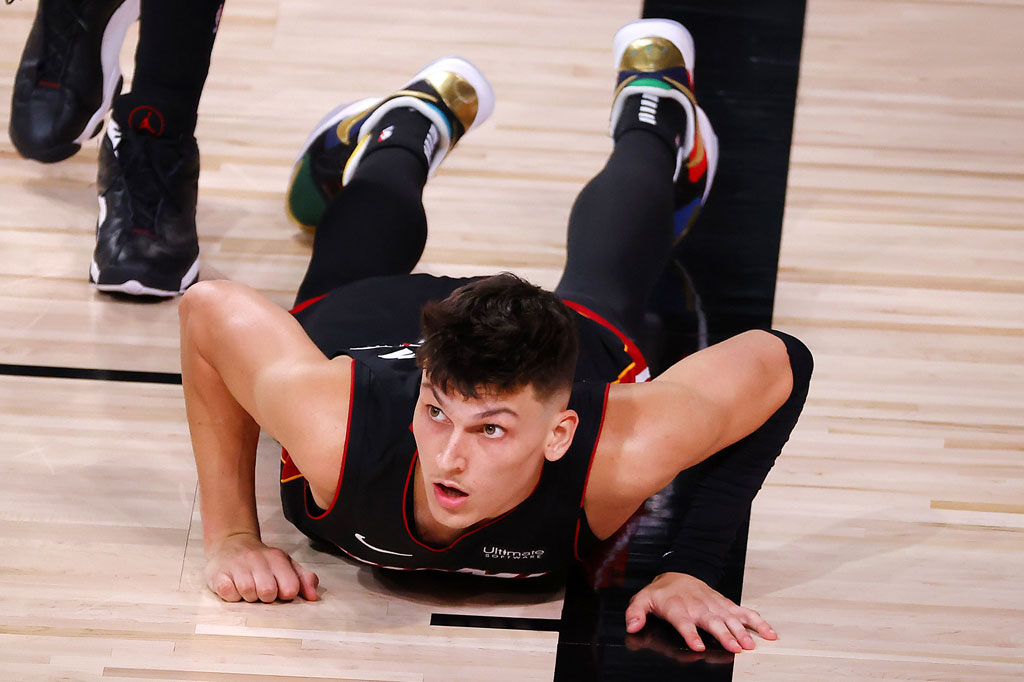 Herro juga mencatatkan diri menjadi pemain berusia 20 tahun kedua dalam sejarah playoff NBA yang mencetak setidaknya 37 poin dalam satu pertandingan. Rekor masih dipegang Magic Johnson yang mencetak 42 poin yang ia catat di gim keenam pada Final NBA 1980 bersama Los Angeles Lakers.