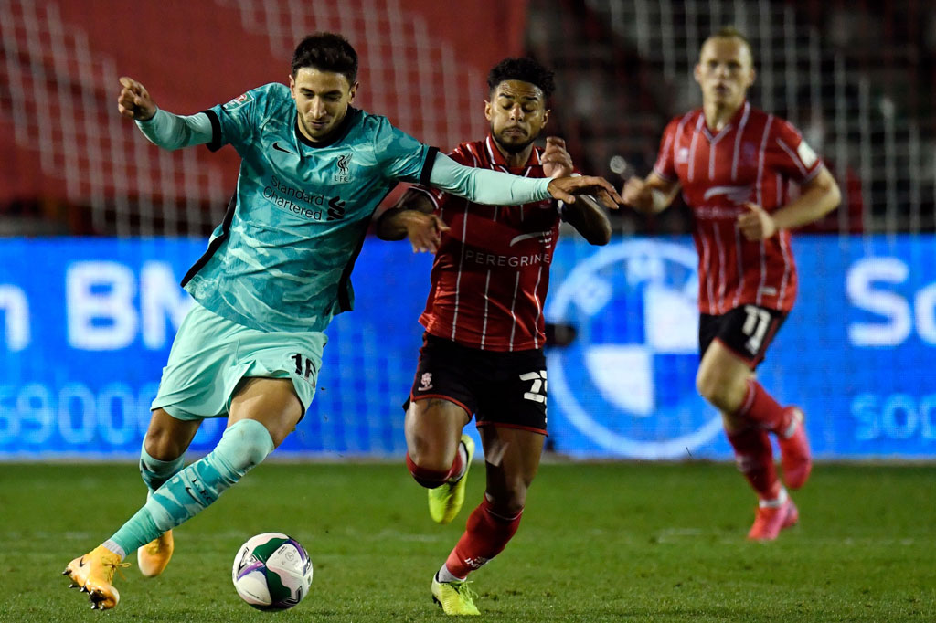 Marco Grujic merestorasi keunggulan lima gol Liverpool lewat sepakannya dari tepi kotak penalti pada menit ke-65. Tetapi semenit kemudian Lincoln membalas memanfaatkan sepak pojok yang diakhiri sundulan Lewis Montsma. Skor menjadi 2-6.