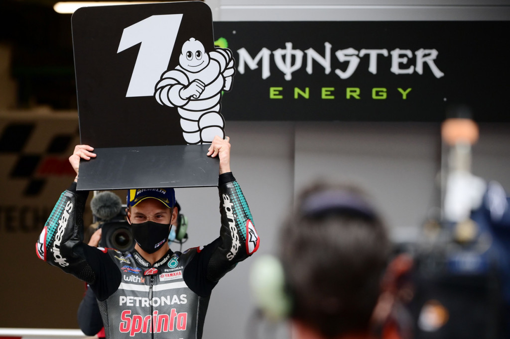 Fabio Quartararo kembali meraih kemenangan di MotoGP 2020.