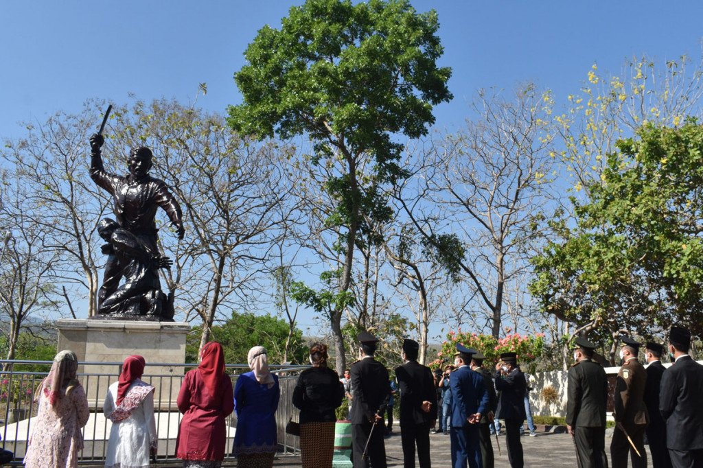 Peringatan Hari Kesaktian Pancasila tersebut untuk mengenang peristiwa pembantaian oleh PKI pada tahun 1948 di lokasi tersebut dengan puluhan korban terbunuh terdiri prajurt TNI, polisi, tokoh agama, tokoh masyarakat dan wartawan.