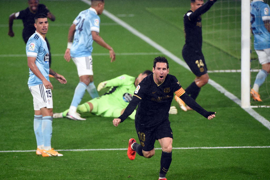 Tampil dengan 10 pemain tampak tak begitu berdampak terhadap penampilan Barcelona. Dan enam menit memasuki babak kedua berhasil menggandakan keunggulan atas tuan rumah. Gol berawal saat Messi melakukan umpan tarik setelah sebelumnya melakukan umpan satu-dua dengan Coutinho. Tetapi bola mengenai badan Lucas Olaza dan memantul masuk ke dalam gawang tuan rumah.