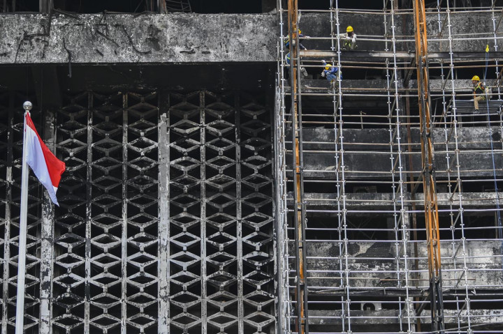Kejagung Mulai Renovasi Gedung Utamanya Yang Terbakar