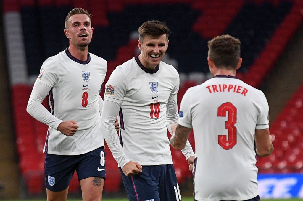 Buah kegigihan dipadu sedikit keberuntungan dipetik Inggris pada menit ke-64. Mason Mount yang mendapat bola di dalam kotak penalti kemudian melepaskan sepakan yang mengenai kaki Toby Alderweireld. Bola kemudian melambung dan masuk ke sudut gawang Belgia.