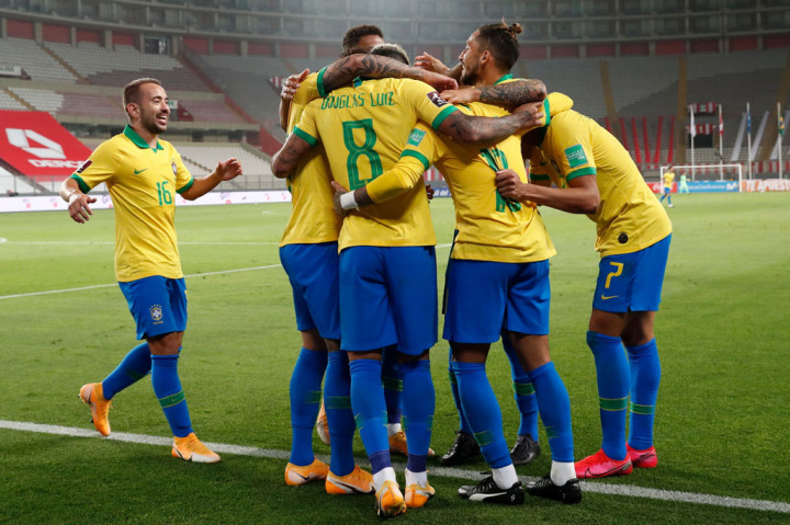 Brasil sementara memuncaki klasemen zona Amerika Selaan dengan enam poin dari dua pertandingan.