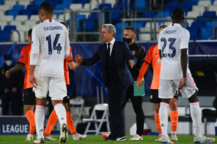 Hasil itu membuat klub Ukraina Shakhtar untuk sementara memuncaki klasemen Grup B dengan tiga poin, sedangkan Real saat ini terpuruk di dasar klasemen grup dengan nirpoin.