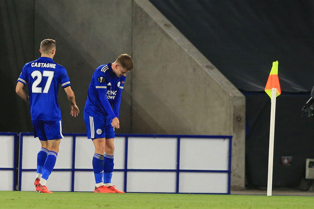 Keunggulan The Foxes bertambah tepat di pengujung babak pertama, saat Iheanacho memperdaya dua bek Zorya dengan umpan tumitnya yang diselesaikan dengan sontekan dingin Barnes.