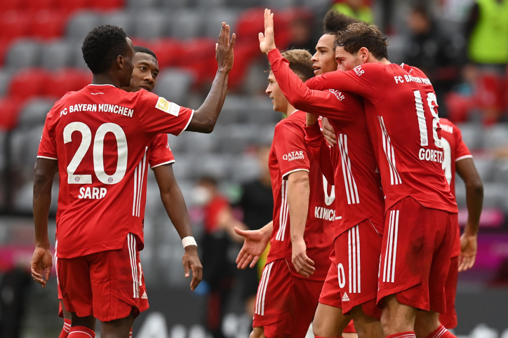 Leroy Sane ikut berpartisipasi dalam pesta gol timnya pada menit ke-72 setelah memanfaatkan umpan Bouna Sarr. 

 