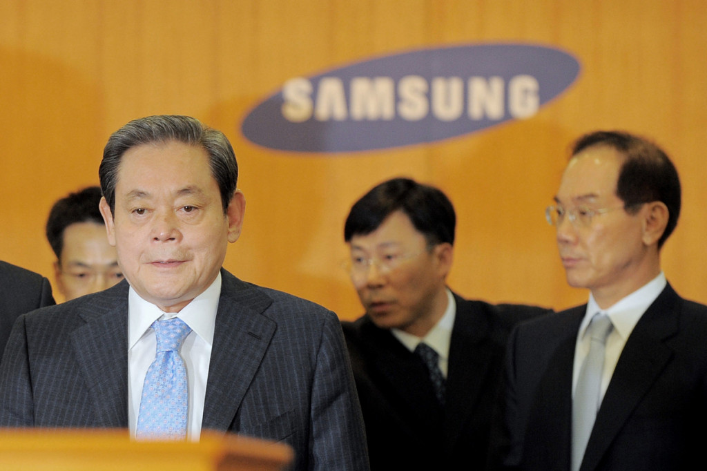 Salah satu pendiri sekaligus Chairman Samsung Electronics, Lee Kun-hee tutup usia pada Minggu, 25 Oktober 2020, di Seoul, Korea Selatan. Lee meninggal di usia 78 tahun. AFP Photo/Jung Yeon-je