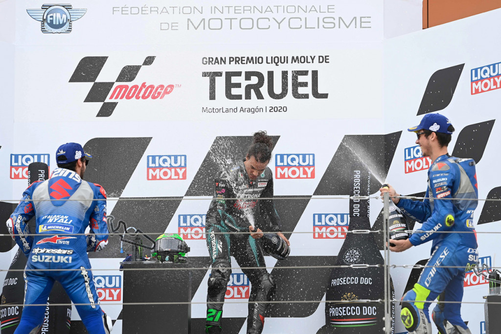 Dengan kemenangan ini, Morbidelli sudah mengumpulkan dua gelar juara di MotoGP 2020. Sebelumnya, Morbidelli meriah gelar pertama di seri MotoGP San Marino.