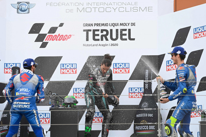 Dengan kemenangan ini, Morbidelli sudah mengumpulkan dua gelar juara di MotoGP 2020. Sebelumnya, Morbidelli meriah gelar pertama di seri MotoGP San Marino.