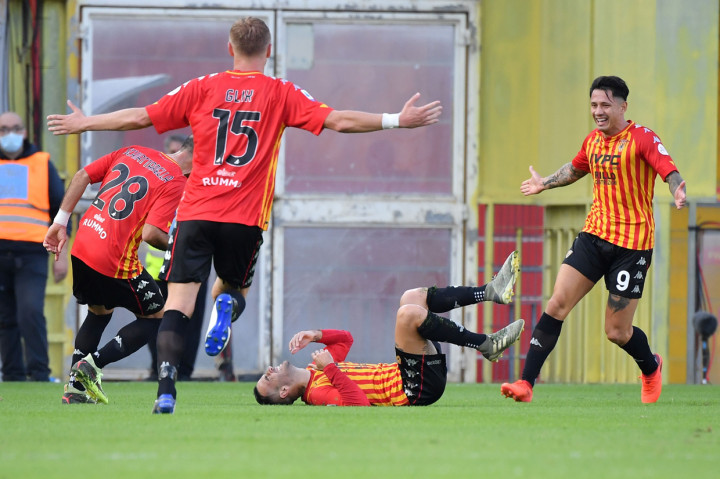 Benevento unggul terlebih dahulu lewat gol yang diciptakan Roberto Insigne (30').
