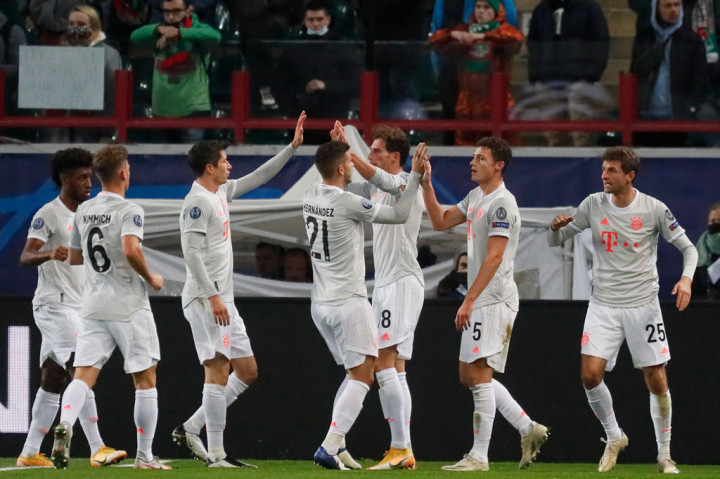  Bayern berhasil memecah kebuntuan pada menit ke-13. Corentin Tolisso mengirim bola kepada Benjamin Pavard yang meneruskannya untuk disambut tandukan Leon Goretzka untuk menjebol gawang Marseille yang dikawal kiper Guilherme.