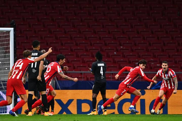 Keunggulan Salburg tidak bertahan lama. Diawali pergerakan dari sisi kiri, Joao Felix mengirim bola kepada Luis Suarez yang berhasil mematahkan perangkap offside, dan pemain Uruguay itu mengumpankan kembali bola kepada Felix untuk menjebol gawang yang kosong.