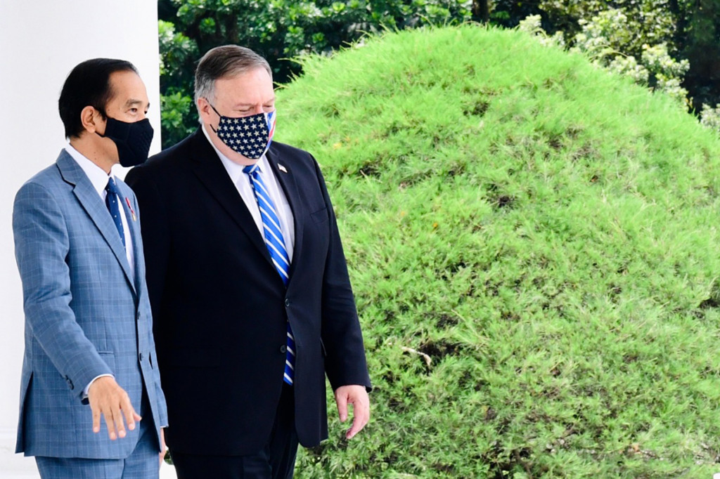 Dalam pertemuan tersebut, Jokowi menyampaikan hubungan kemitraan antara Indonesia dan AS.