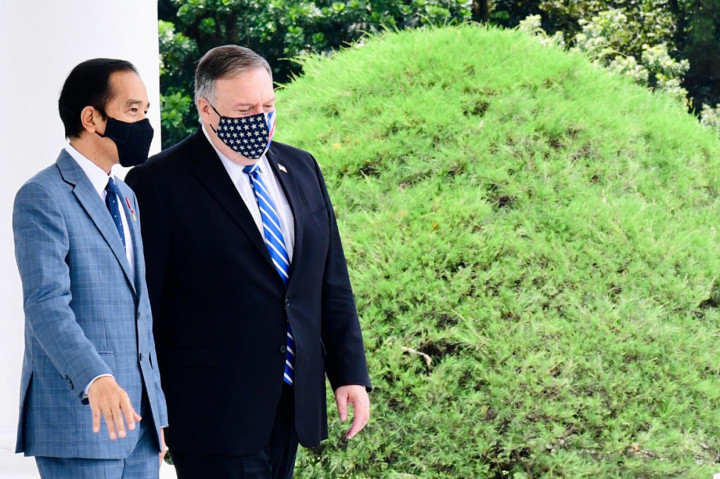 Dalam pertemuan tersebut, Jokowi menyampaikan hubungan kemitraan antara Indonesia dan AS.