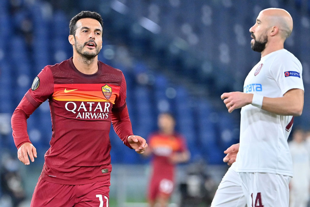 Pedro mengemas gol kelima Roma pada menit-menit akhir pertandingan. Ia berlari mengejar umpan terobosan Milanese, untuk kemudian menaklukkan kiper Balgradean yang bergerak maju untuk berusaha menutup ruang gerak pemain lawan.
