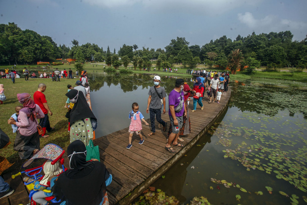 Danau Ecopark LIPI kembali dibuka untuk umum setelah ditutup karena adanya penataan kawasan Kebun Raya Cibinong. 