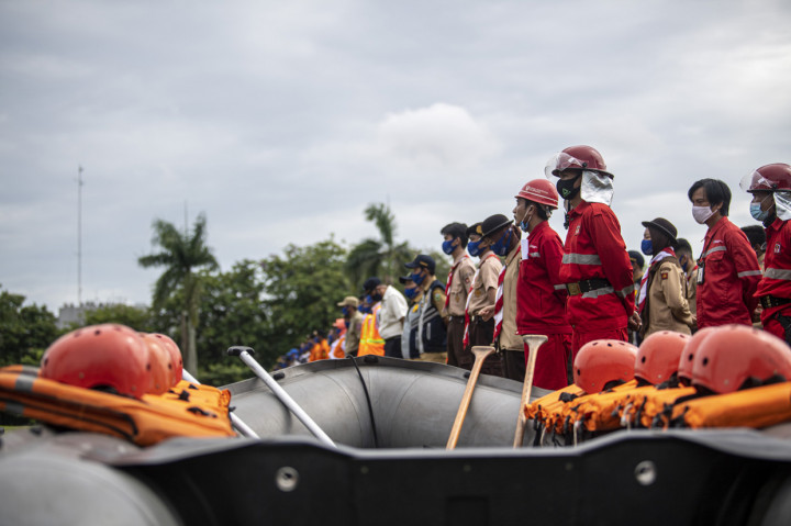 Apel gabungan tersebut untuk meningkatkan kesiapsiagaan menghadapi ancaman bencana memasuki perubahan iklim di wilayah Sumatera Selatan.