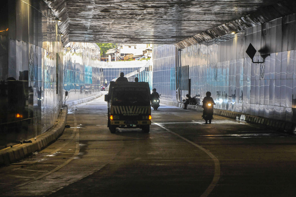 Pemerintah Provinsi DKI Jakarta melakukan uji coba Underpass Senen Extension selama dua hari dari tanggal 9-10 November 2020 pada pukul 08.00 WIB-10.00 WIB dan 16.00 WIB -19.00 WIB.