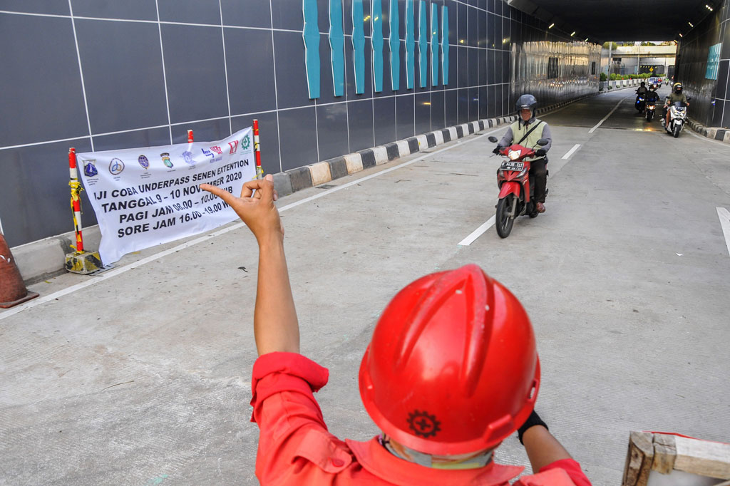 Sejak Januari 2020 Pemerintah Provinsi DKI Jakarta membangun Underpass Senen Extension untuk memperlancar arus kendaraan dari arah Pulogadung menuju ke arah utara. Terowongan baru itu dirancang terhubung dengan Underpass Senen yang sudah ada (eksisting).
