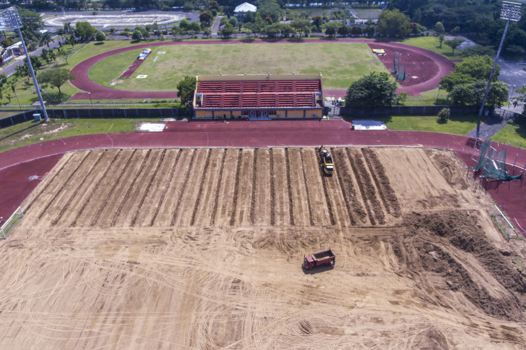 Renovasi arena atletik JSC, Palembang yang diperuntukkan sebagai stadion latihan tuan rumah Piala Dunia U-20 2021 tersebut ditargetkan rampung pada Februari 2021.


