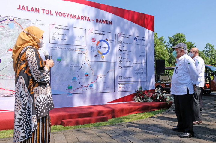 Proyek Tol Yogyakarta-Bawen sepanjang 75,82 kilometer akan dibangun mulai pertengahan 2021 mendatang dengan nilai investasi sebesar Rp 14,2 triliun. 