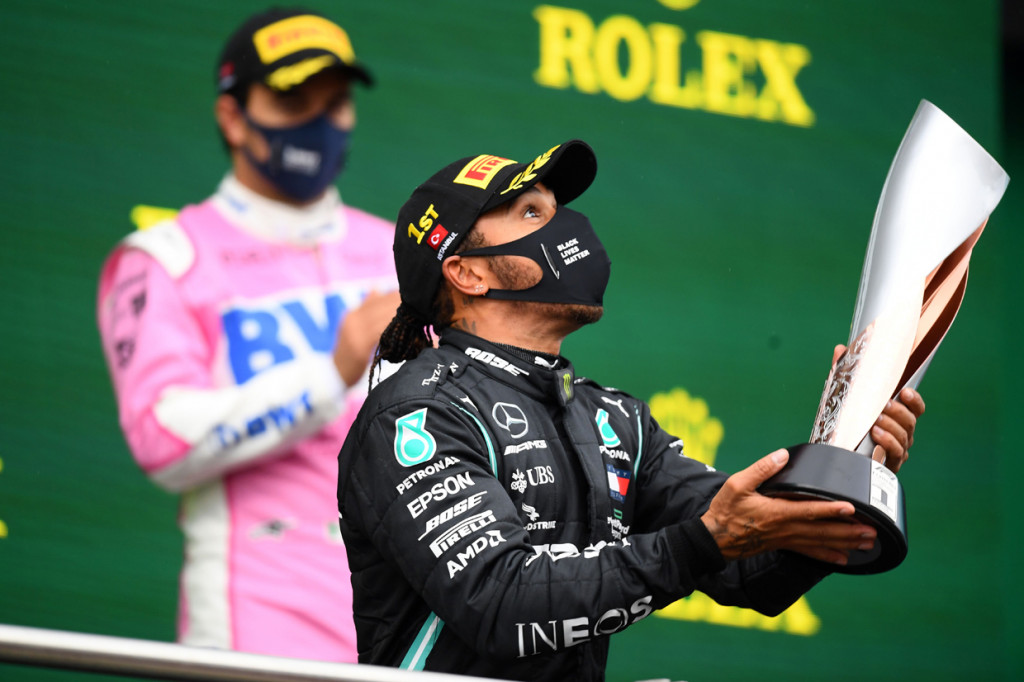 Kemenangan Lewis Hamilton ini memastikan dirinya sebagai juara dunia tahun ini, sekaligus menjadi gelar ketujuh sepanjang kariernya.