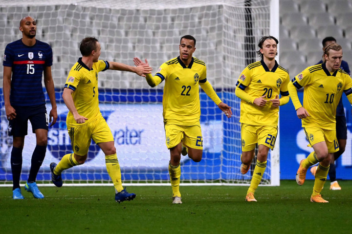 Swedia mampu memperkecil ketertinggalan pada menit ke-88 melalui gol Robin Quaison dengan memanfaatkan operan Pierre Bengtsson. 