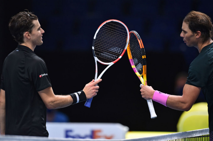Dengan kemenangan tersebut Thiem untuk sementara memimpin klasemen sementara grup London 2020. Bagi petenis nomor tiga dunia tersebut, ini merupakan kemenangan keenam dalam kariernya atas Nadal dalam 15 pertemuan mereka.