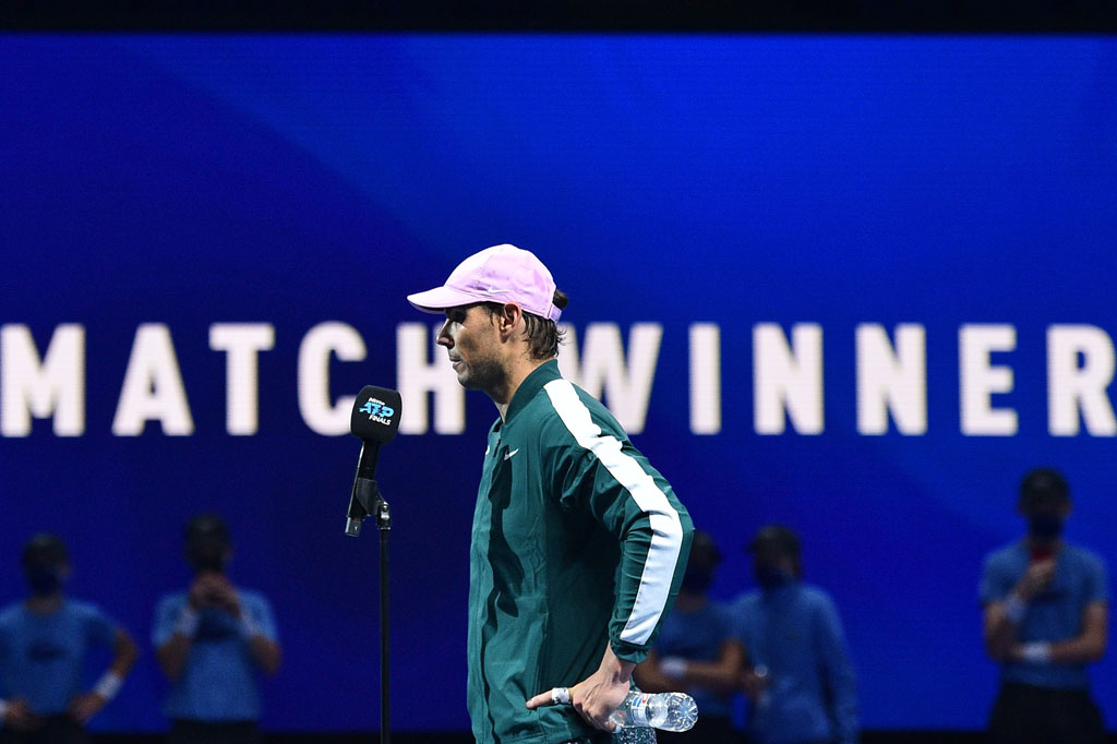 Petenis berusia 34 tahun itu telah lolos ke ATP Finals dengan rekor 16 tahun berturut-turut tetapi terpaksa mundur sebanyak enam kali.