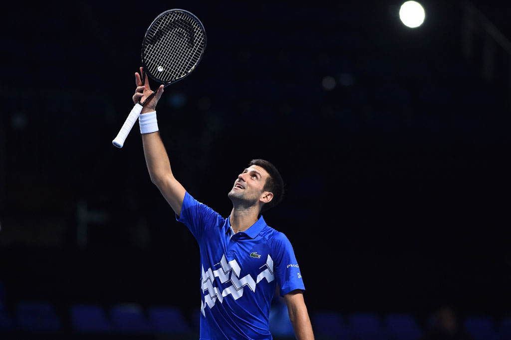 Petenis nomor satu dunia Novak Djokovic melaju ke semifinal turnamen ATP Finals 2020 usai mengalahkan Alexander Zverev di laga terakhir kualifikasi Grup Tokyo 1970, Jumat, 20 November 2020 waktu setempat.
